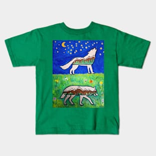 Wolf Spirit Animal Kids T-Shirt